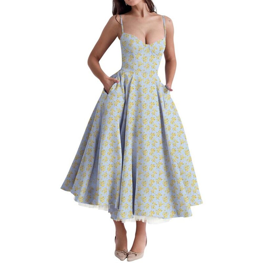 Teodora Womens  Midi Dress